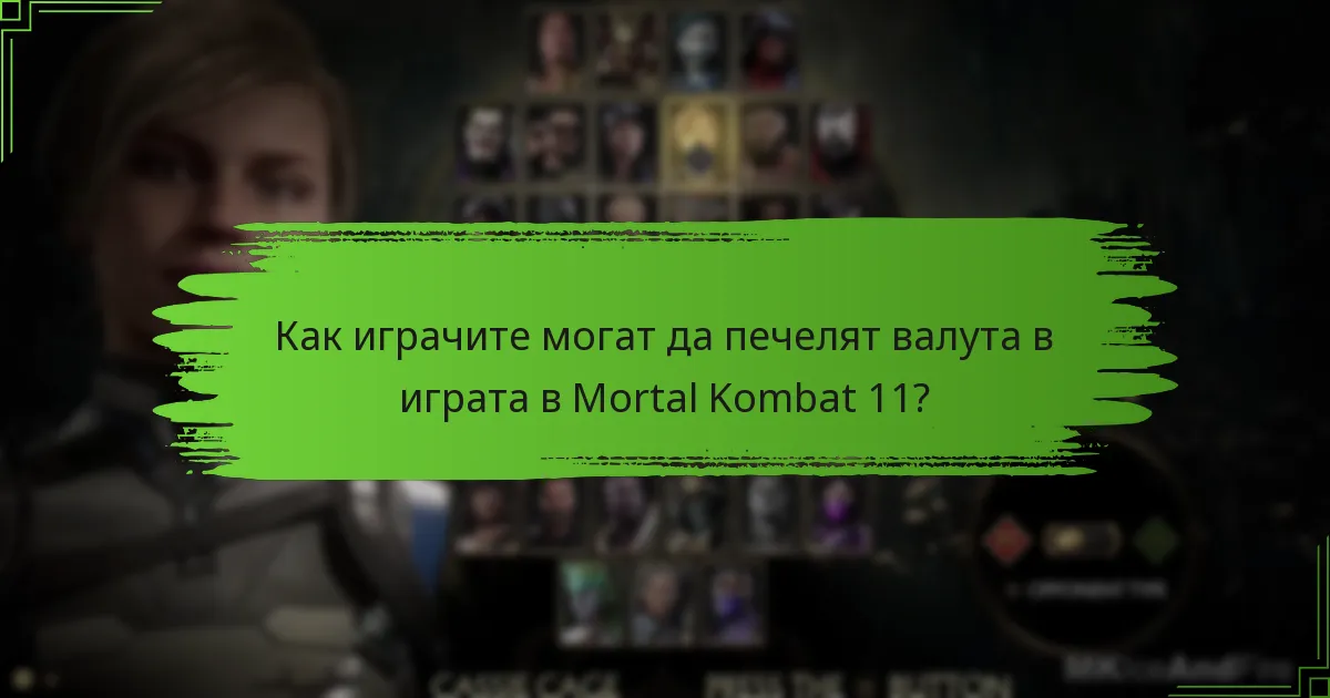 Как играчите могат да печелят валута в играта в Mortal Kombat 11?
